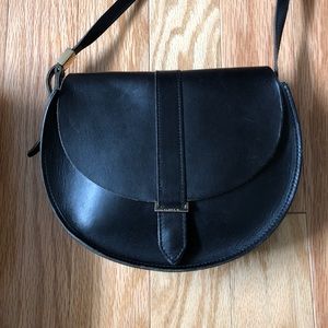 Clare V Luce Leather Saddle Bag w Dust Bag